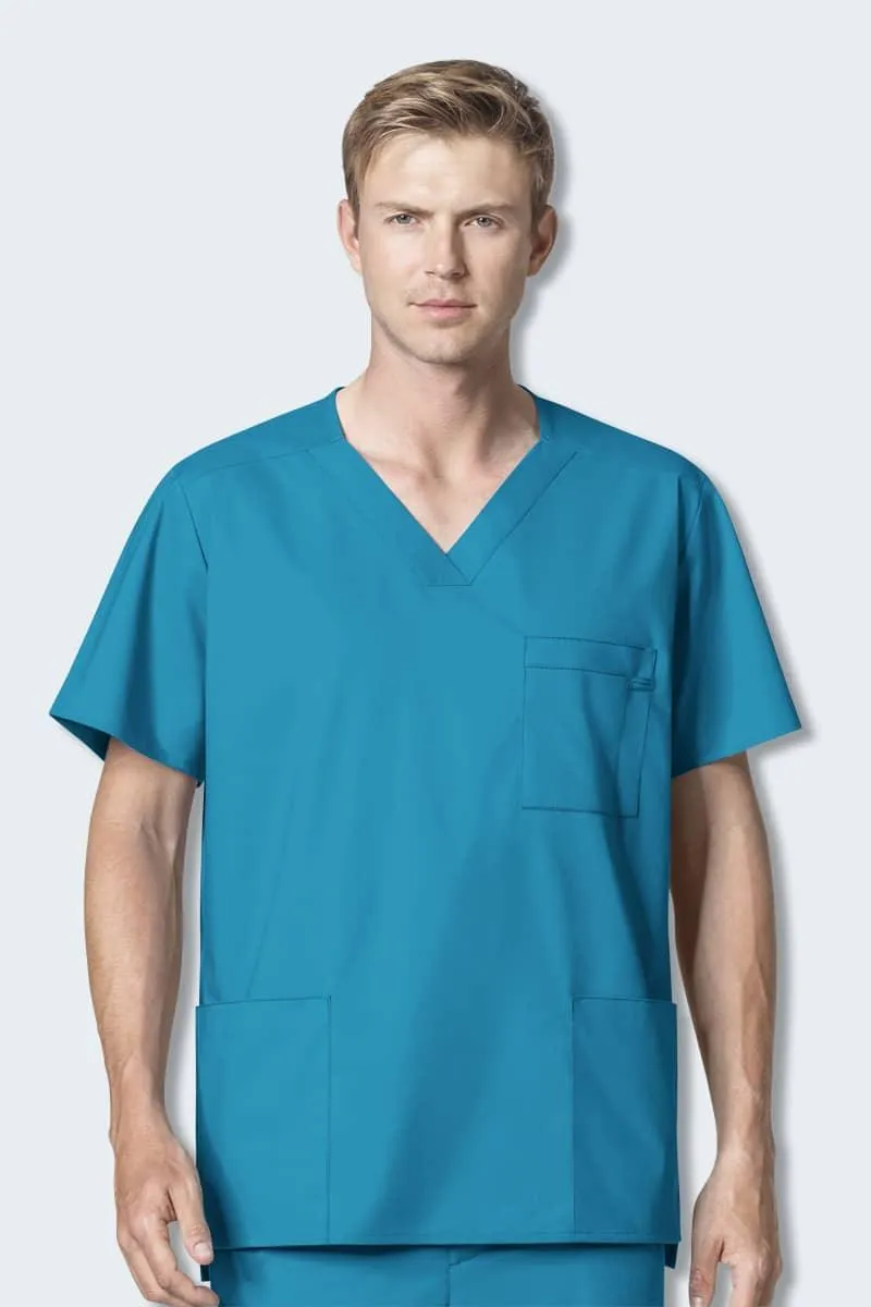 103 WonderWORK Men's Multi-Pocket Scrub Top