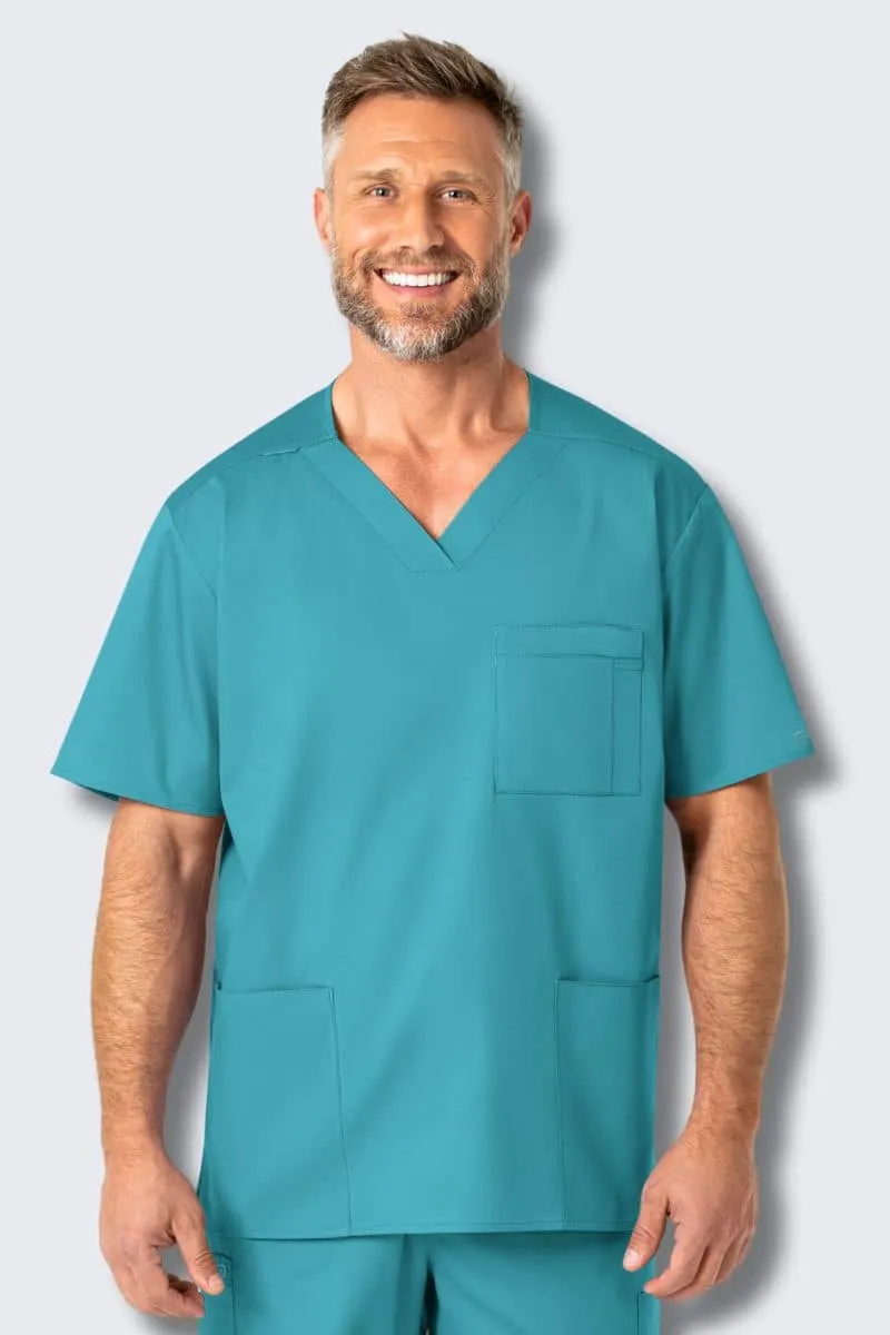 103 WonderWORK Men's Multi-Pocket Scrub Top