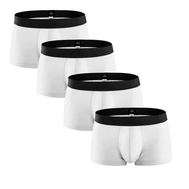 4 Pack Cotton Shorts Men's Panties Shorts Home Underpants Men Trunks Underwear Boxers