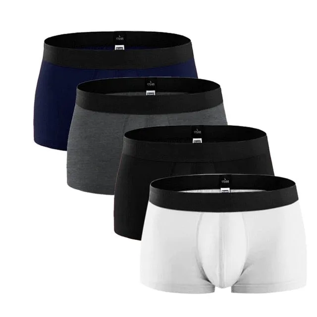 4 Pack Cotton Shorts Men's Panties Shorts Home Underpants Men Trunks Underwear Boxers