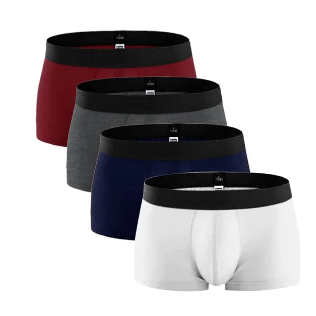 4 Pack Cotton Shorts Men's Panties Shorts Home Underpants Men Trunks Underwear Boxers