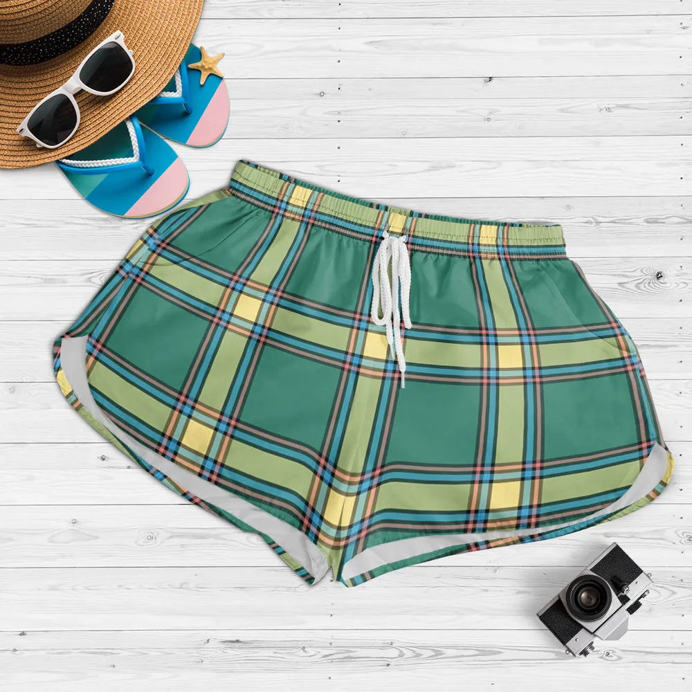 Alberta Province Canada Tartan Womens Shorts