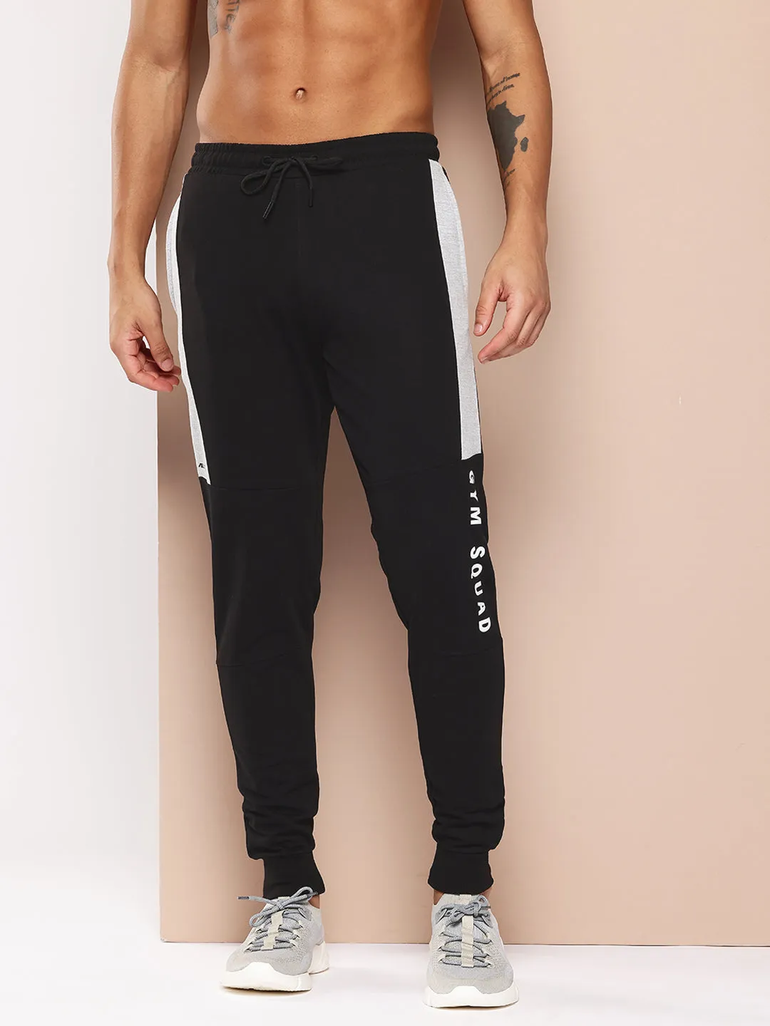 Alcis Men Black Printed Pant