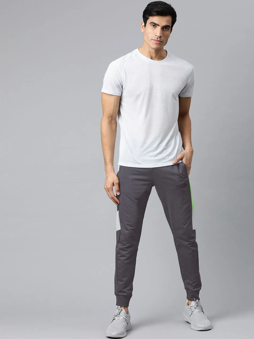 ALCIS Men Solid Grey Jogger