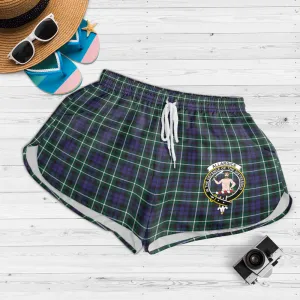 Allardice Tartan Womens Shorts with Family Crest