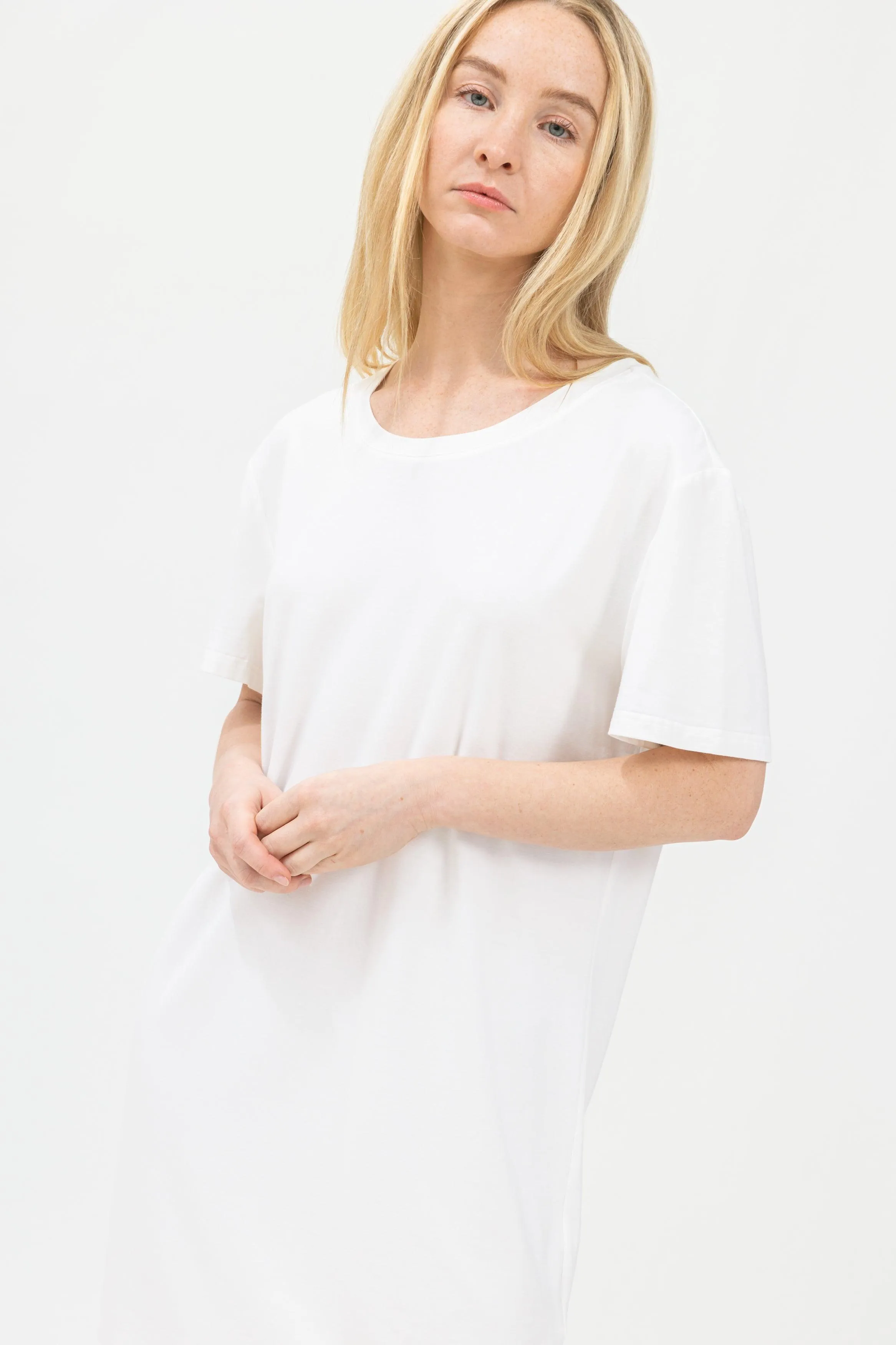 Bamboo Oversized Long Tee Dress