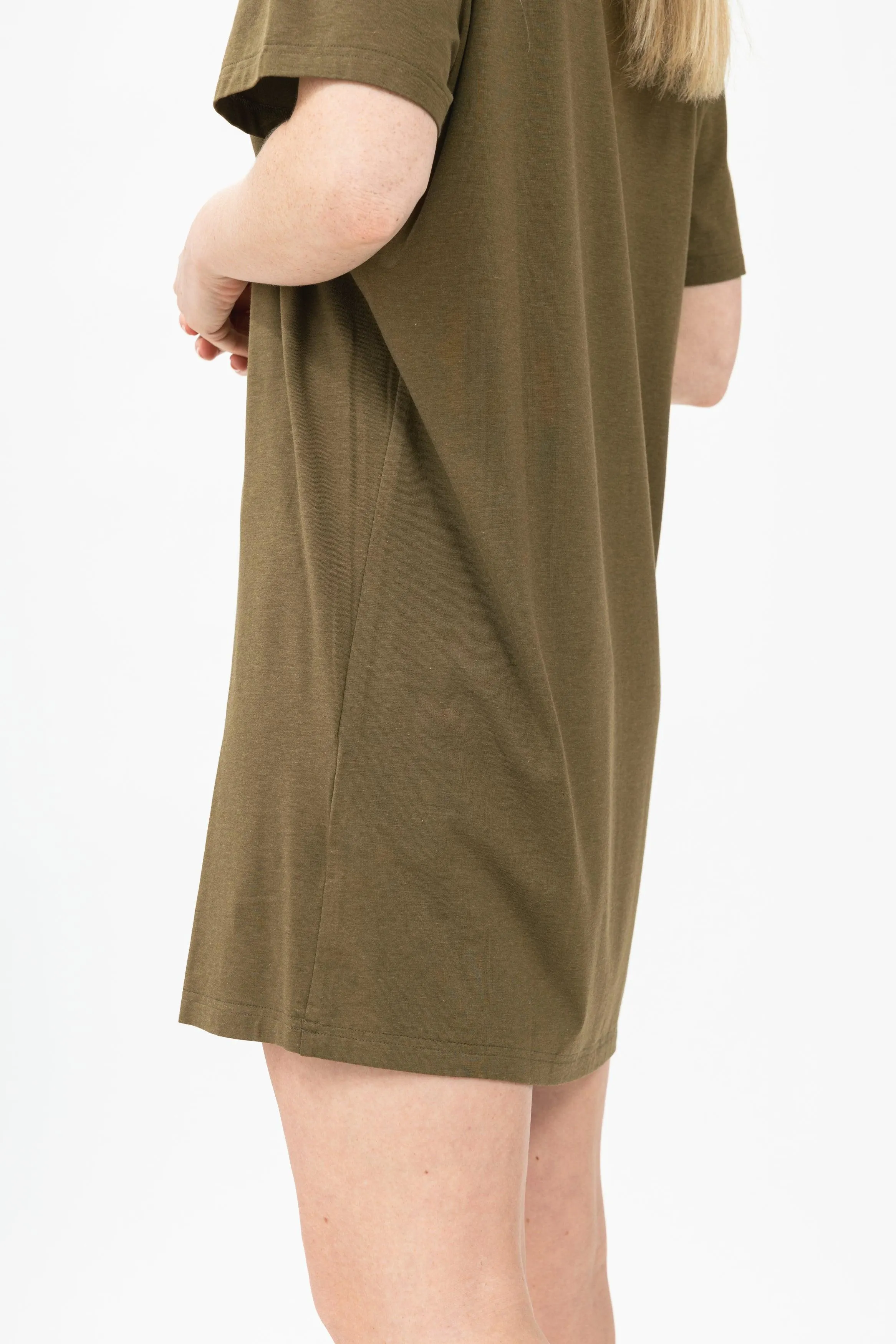 Bamboo Oversized Long Tee Dress