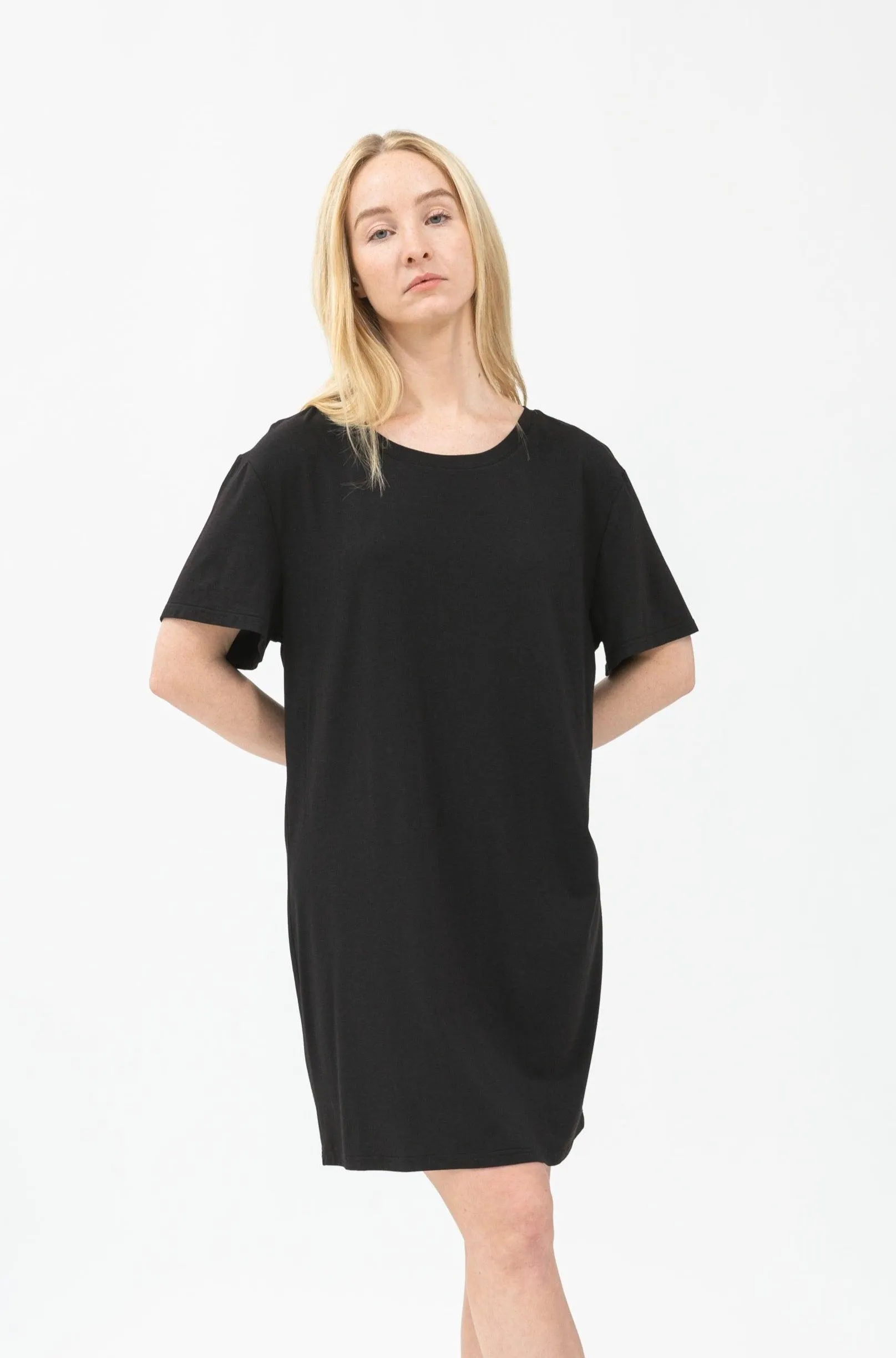 Bamboo Oversized Long Tee Dress