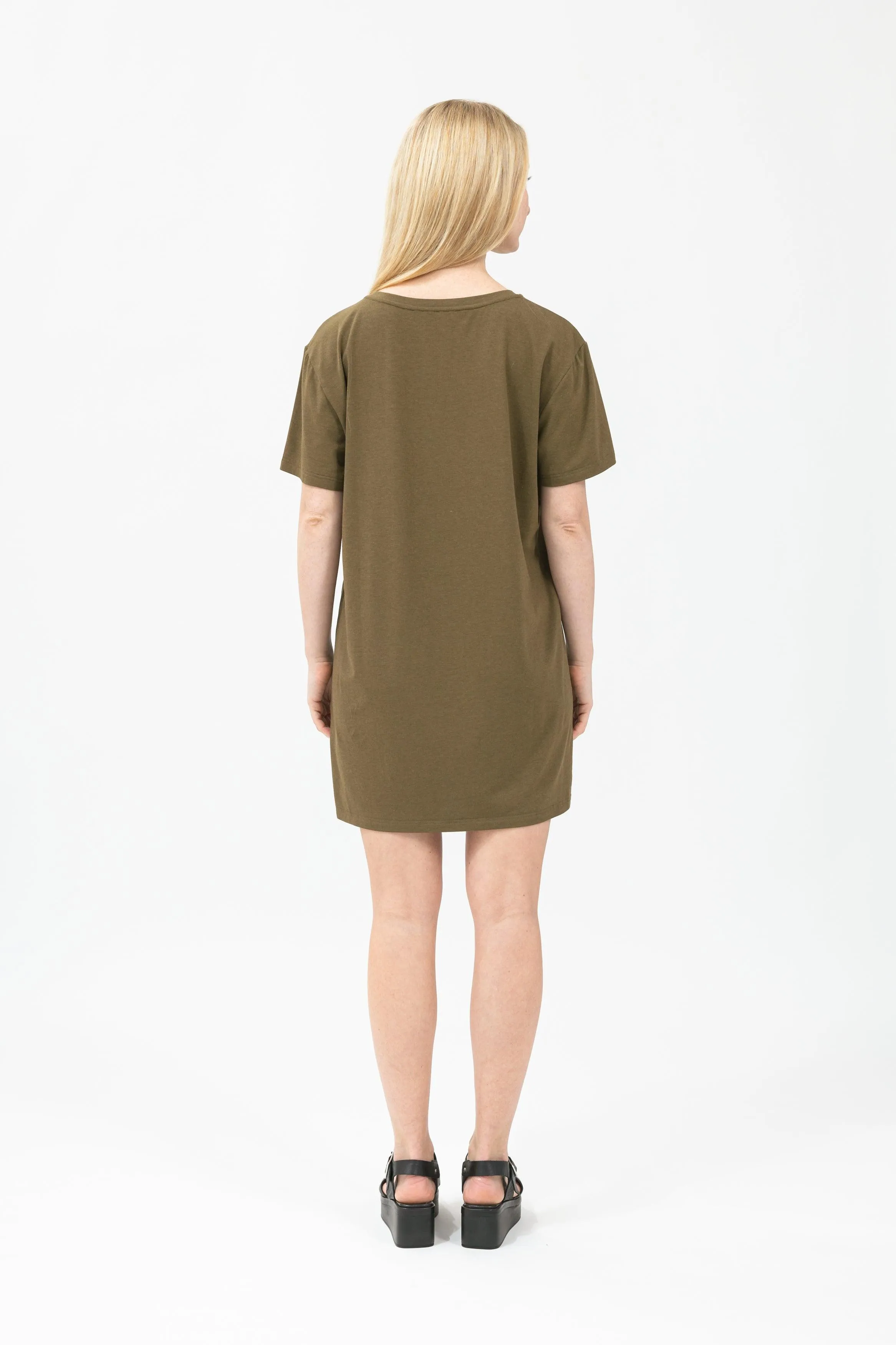 Bamboo Oversized Long Tee Dress