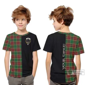 Baxter Tartan Kid T-Shirt with Family Crest and Half Of Me Style