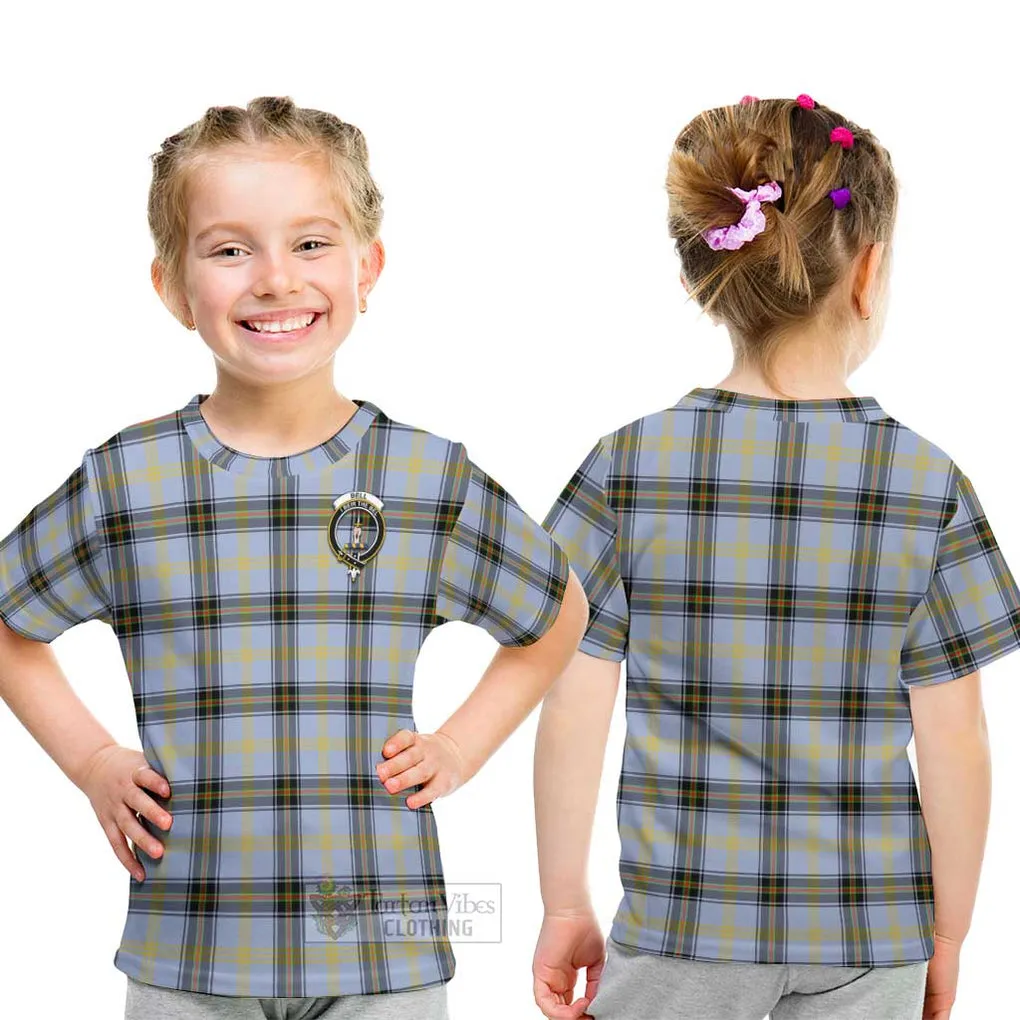 Bell of the Borders Tartan Kid T-Shirt with Family Crest