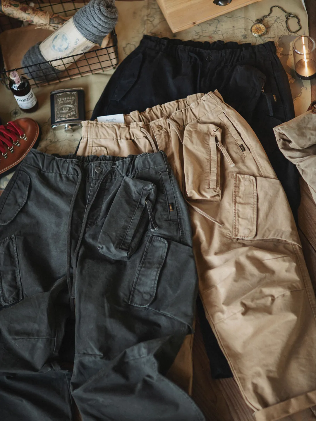 BIG POCKET CARGO PANTS