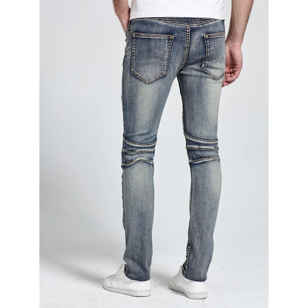 Biker Skinny Stretch Casual Jeans