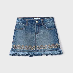 BLUE DENIM SKIRT FOR GIRLS