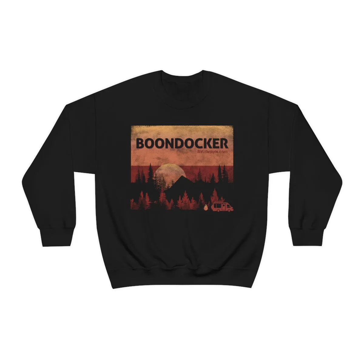 Boondocker Unisex Heavy Blend™ Crewneck Sweatshirt - Black, forest Green, Dark Heather, Navy