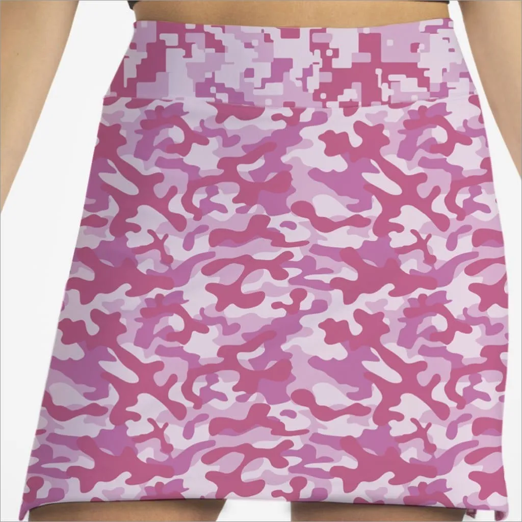 CAMO PINK SKORT