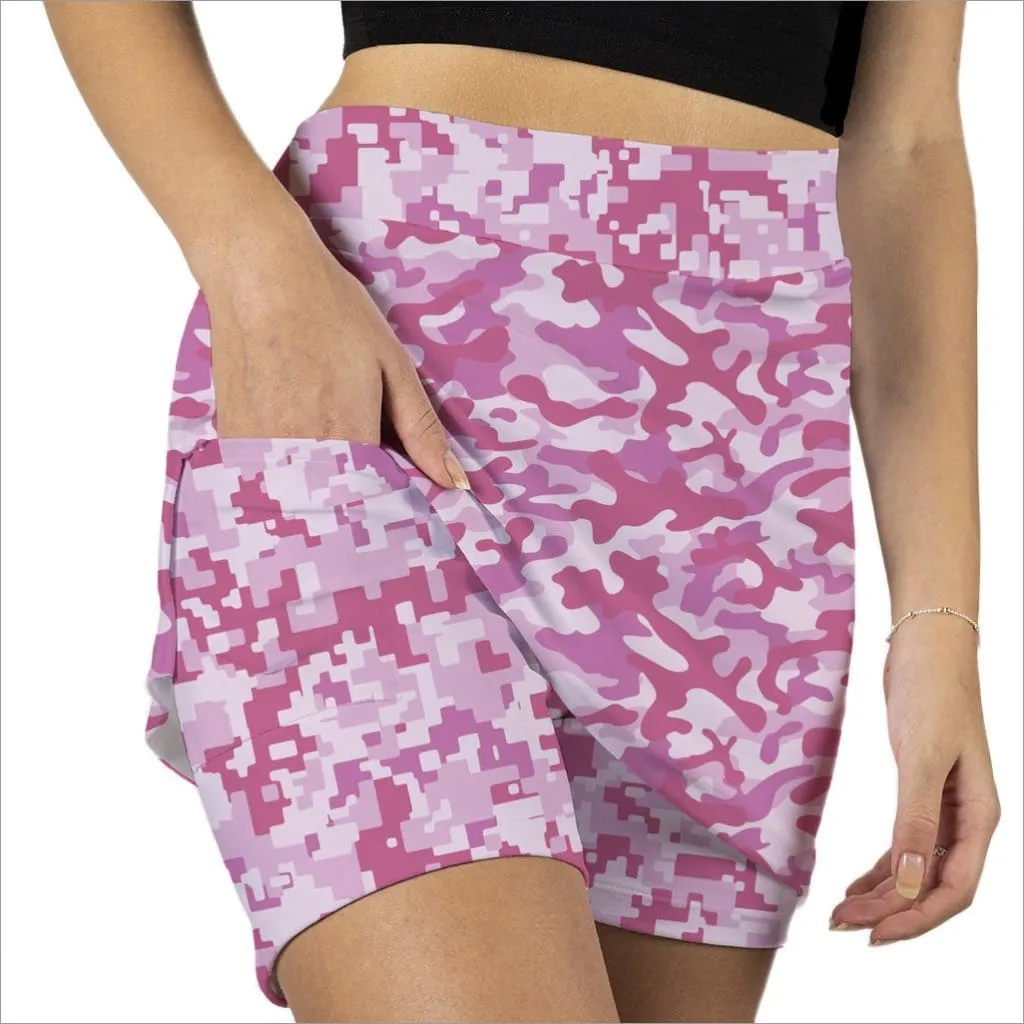 CAMO PINK SKORT