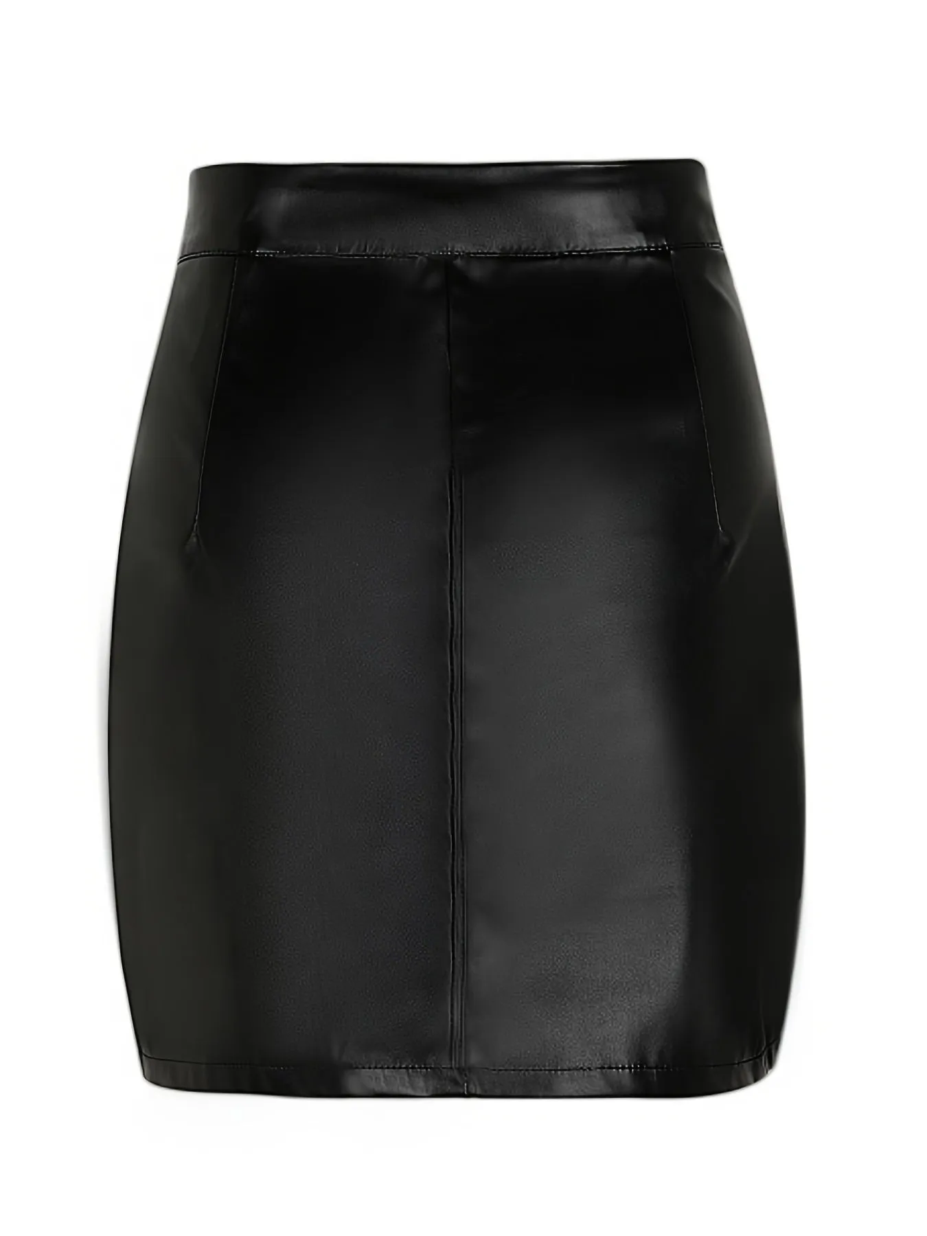 Casual Fur Leather Bodycon PU Fashion Basic High Waist Mini Skirts