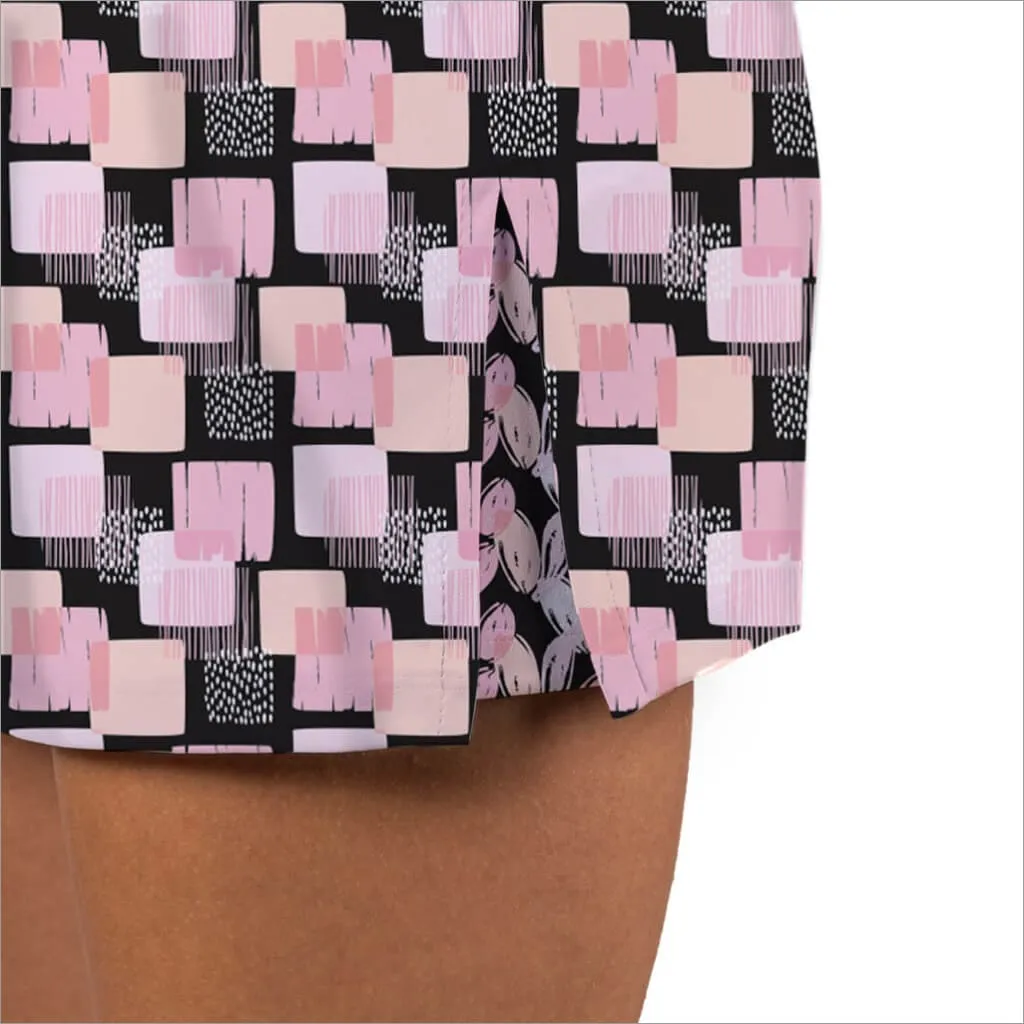 CHECKED OUT PINK SKORT