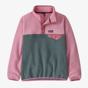 Children's lightweight fleece pullover Synchilla Snap-T Patagonia, nouveau green