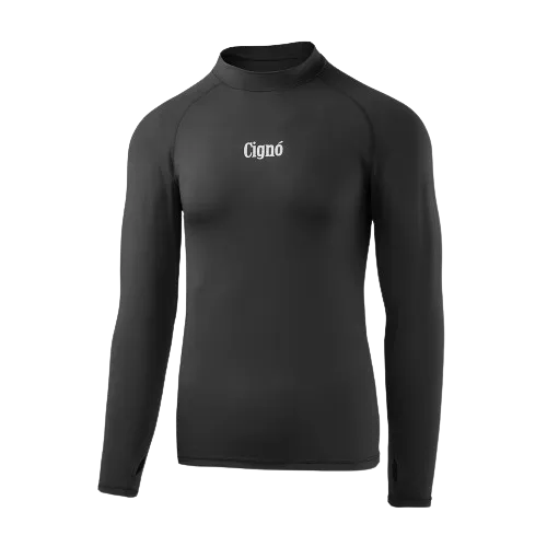 CIGNO BASE LAYER LONG SLEEVE - MEN - BLACK