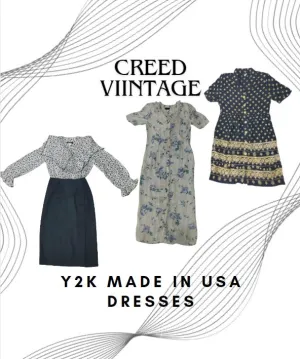 CR1474 All Y2K Made in USA Dresses - 10 Pcs