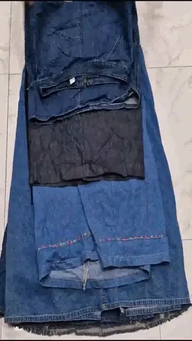 Denim long Skirt