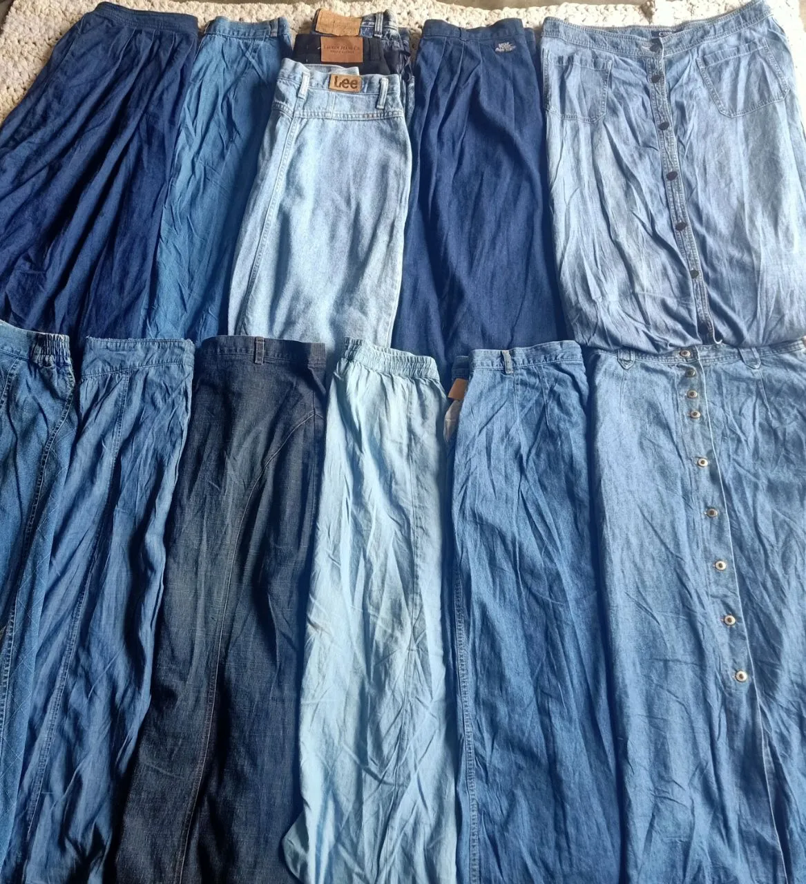 Denim  skirts 30 pieces