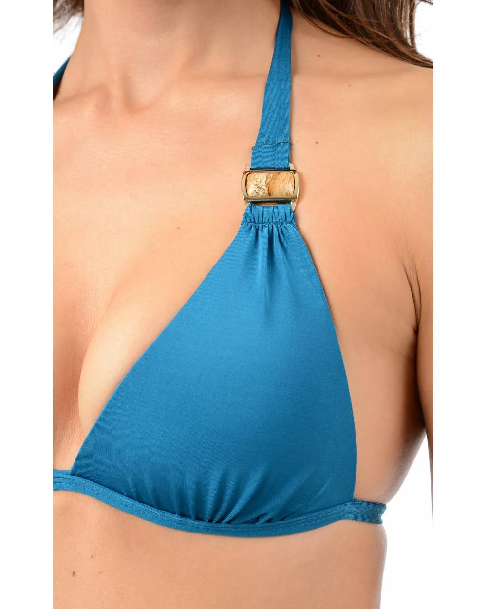 Envy Push Up ® Natural Stone Halter & Scoop Swimsuit