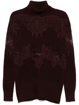 Ermanno Scervino Sweaters Bordeaux