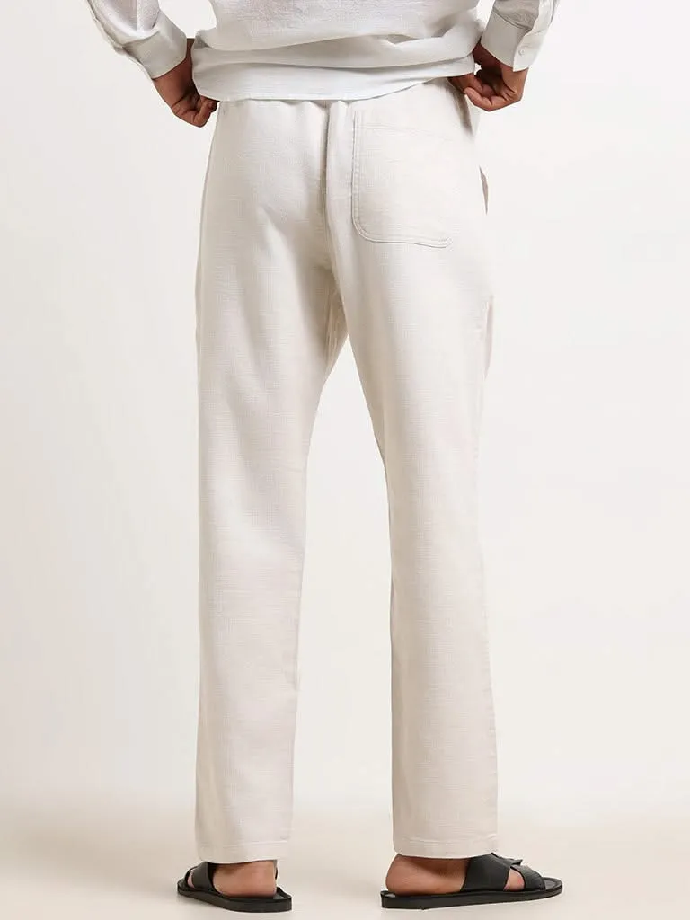 ETA Off-White Cotton Resort-Fit Chinos