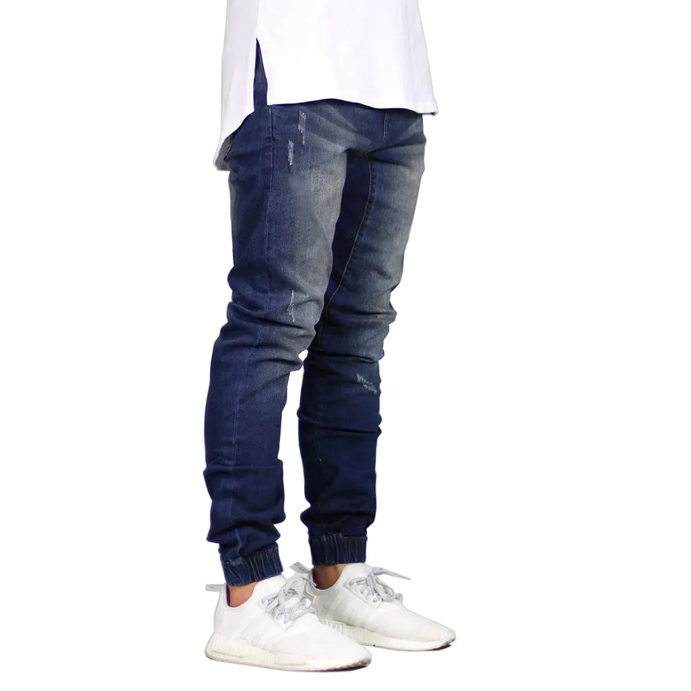 Fashion Stretch Design Hip Hop Jogger Denim Jeans