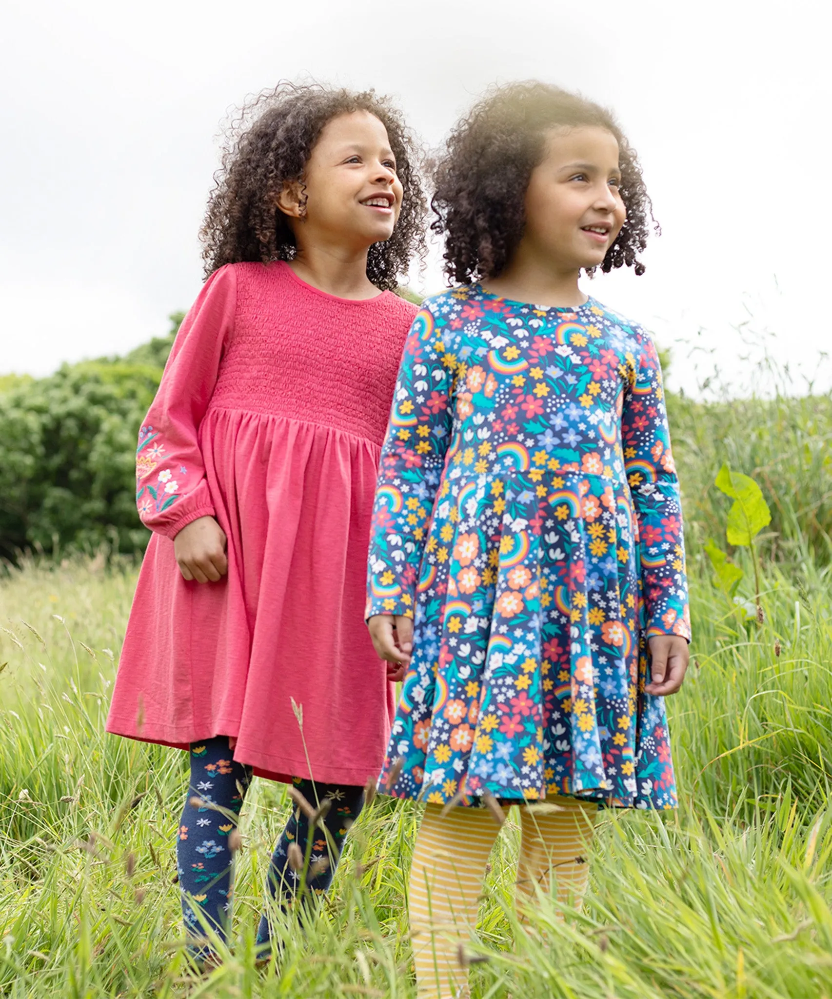 Frugi Sofia Skater Dress - Winter Hedgerow