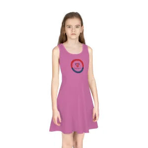 Girls' Sleeveless Sundress (AOP)