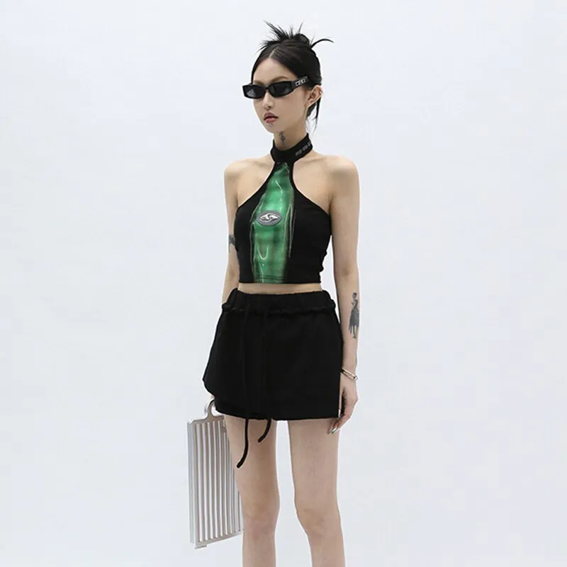 Grunge Crop Tops Tank Top