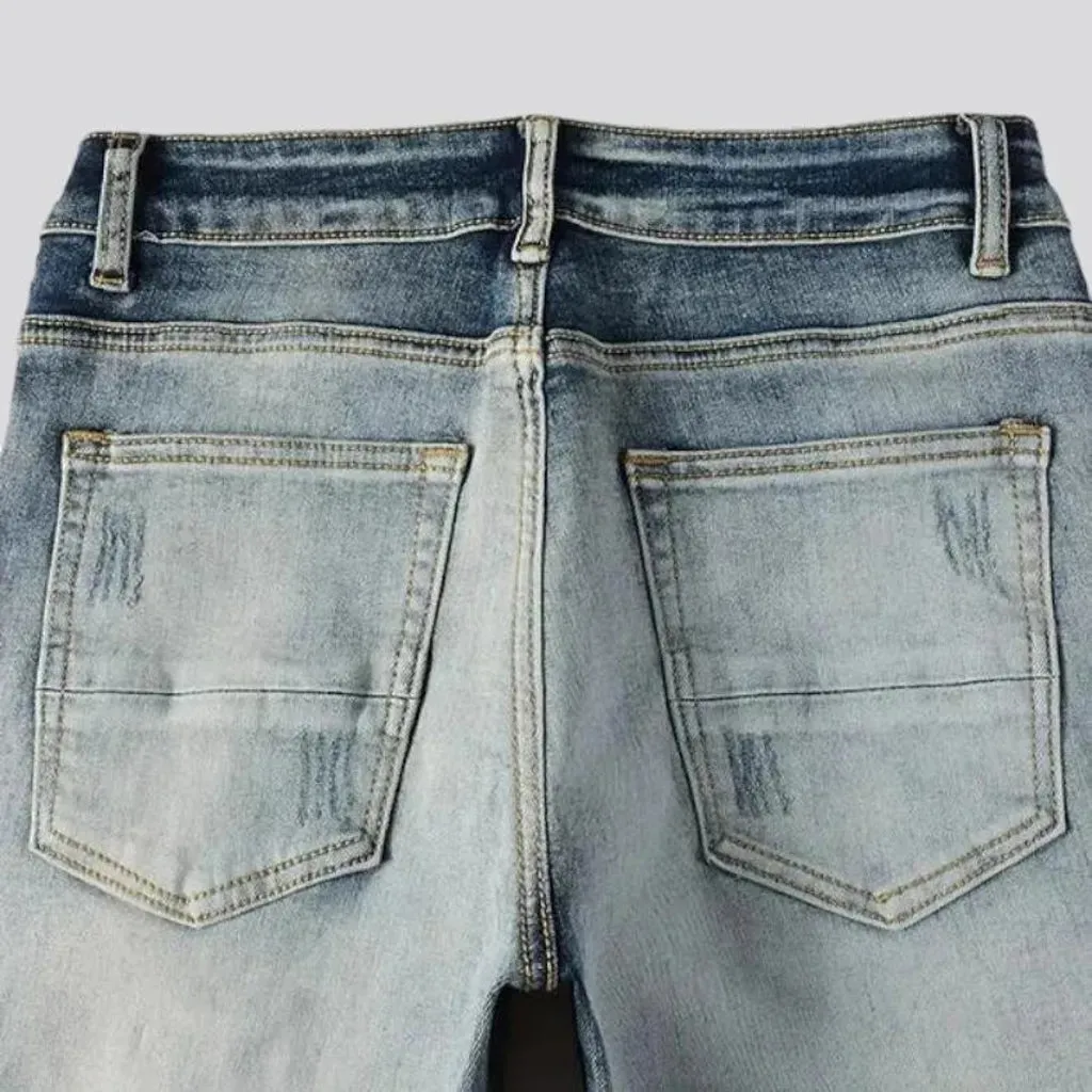 Grunge distressed jeans
 for men