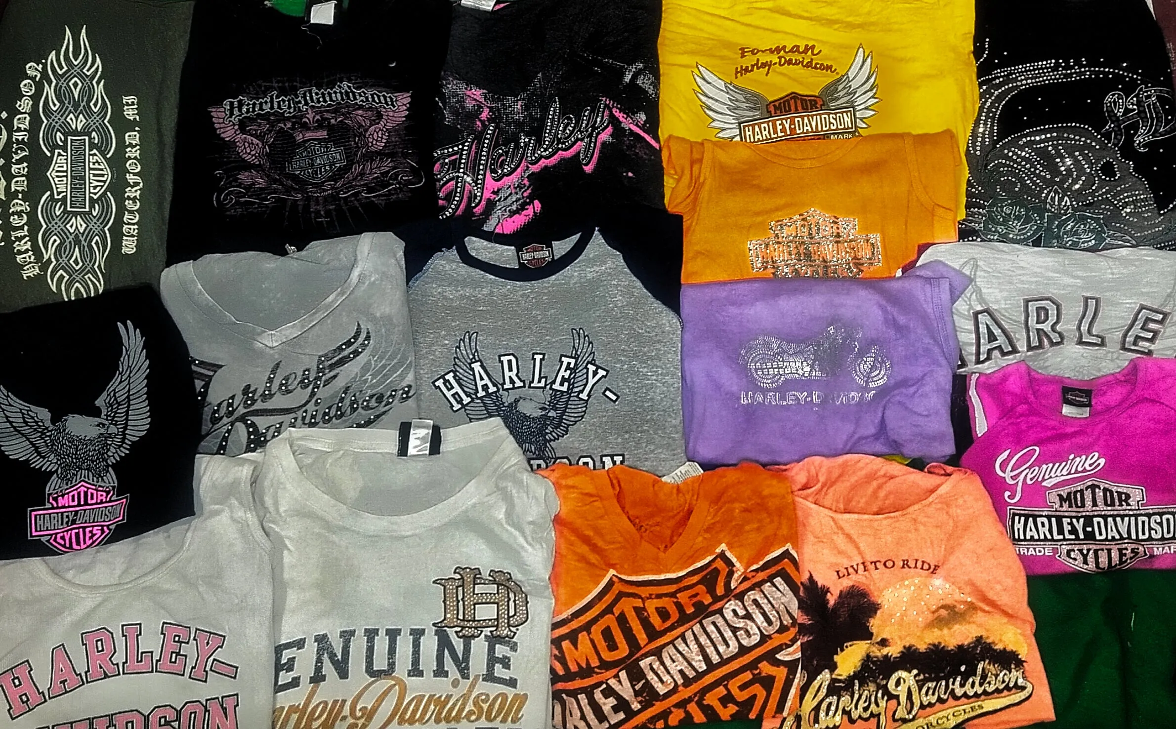 Harley Davidson T-Shirts women Y2K