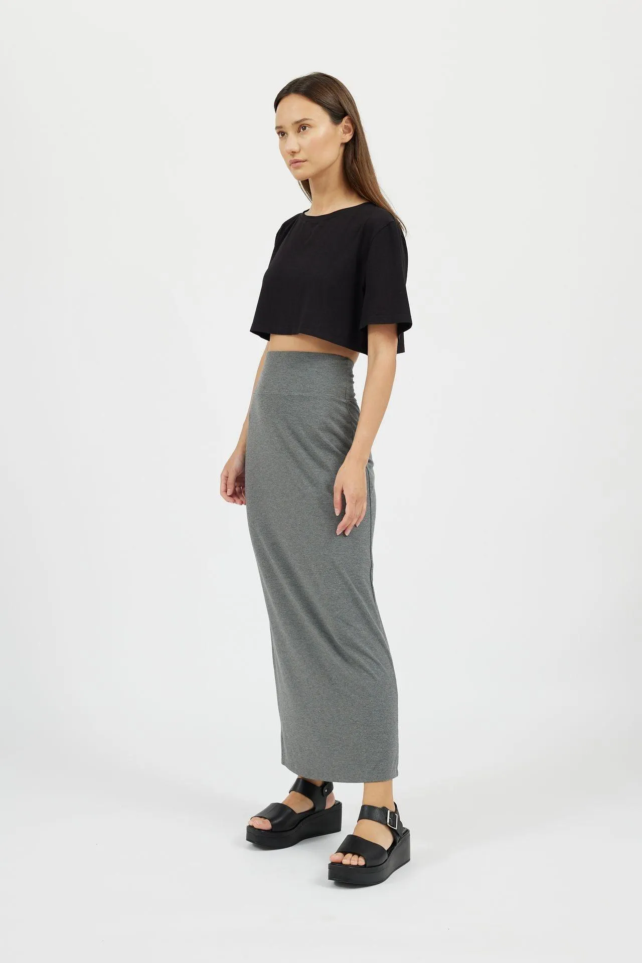 High Waisted Pencil Skirt