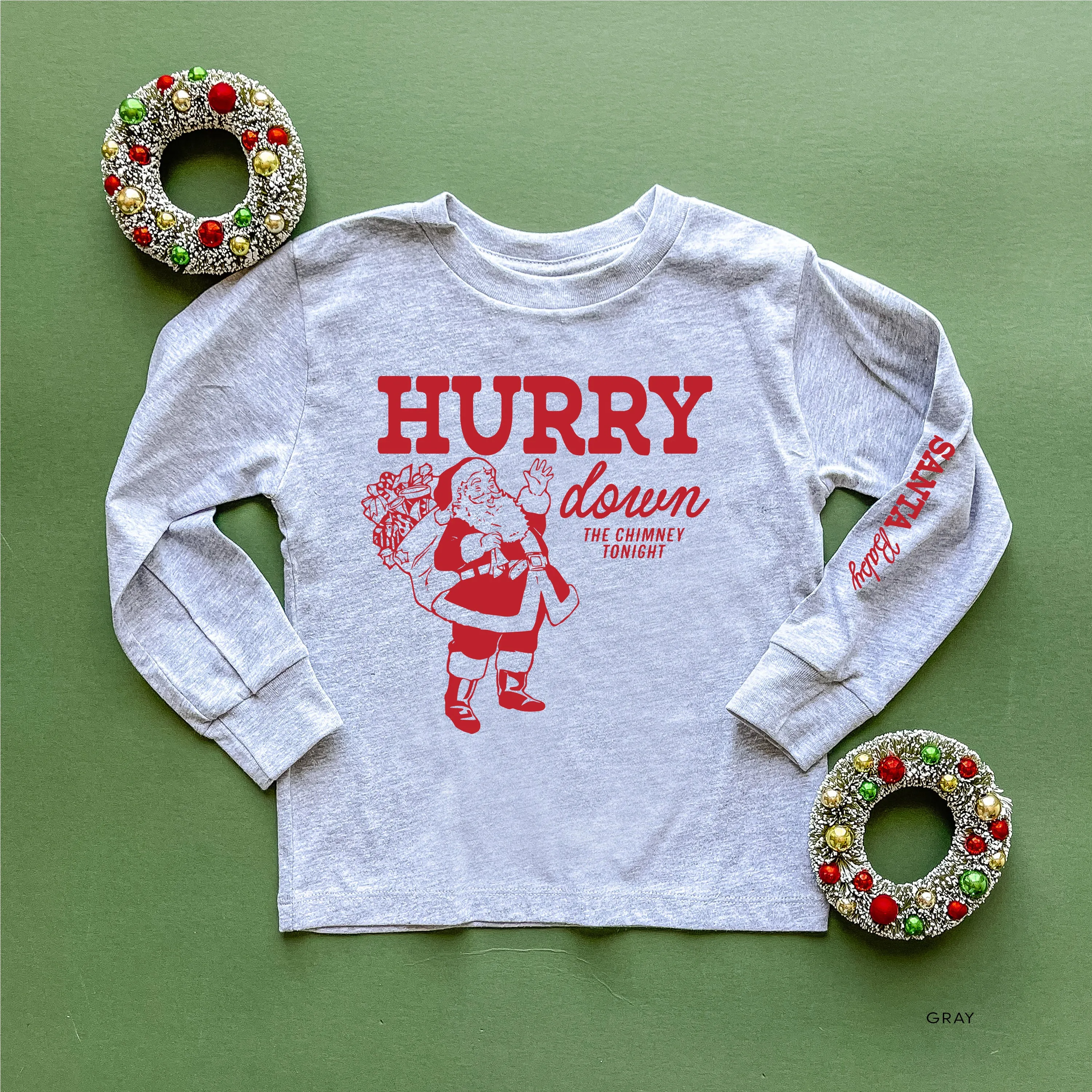 Hurry Down The Chimney Tonight (sd) - Child LONG SLEEVE Tee