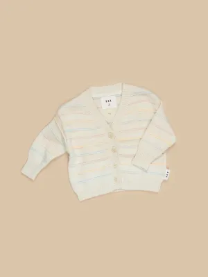 Huxbaby Pastel Stripe Boxy Cardi