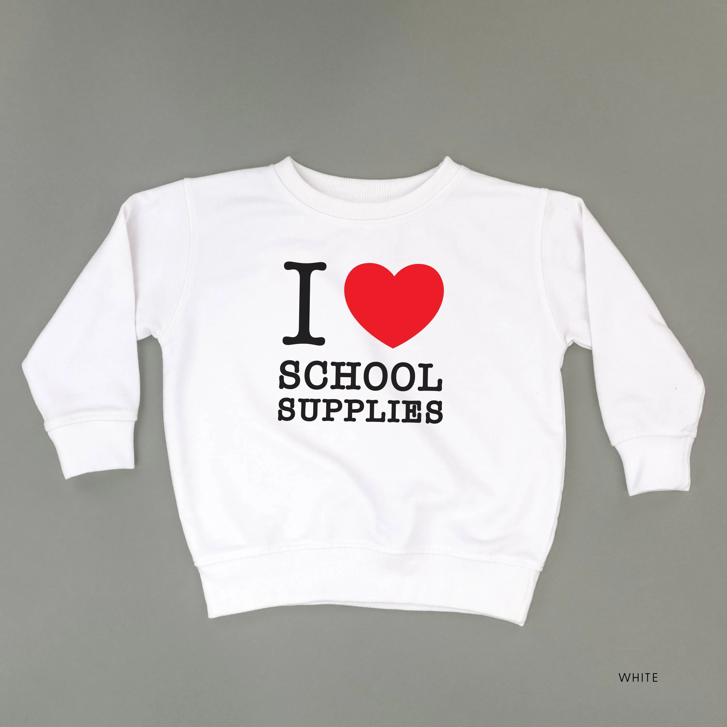 I ♥ School Supplies - Child Sweater