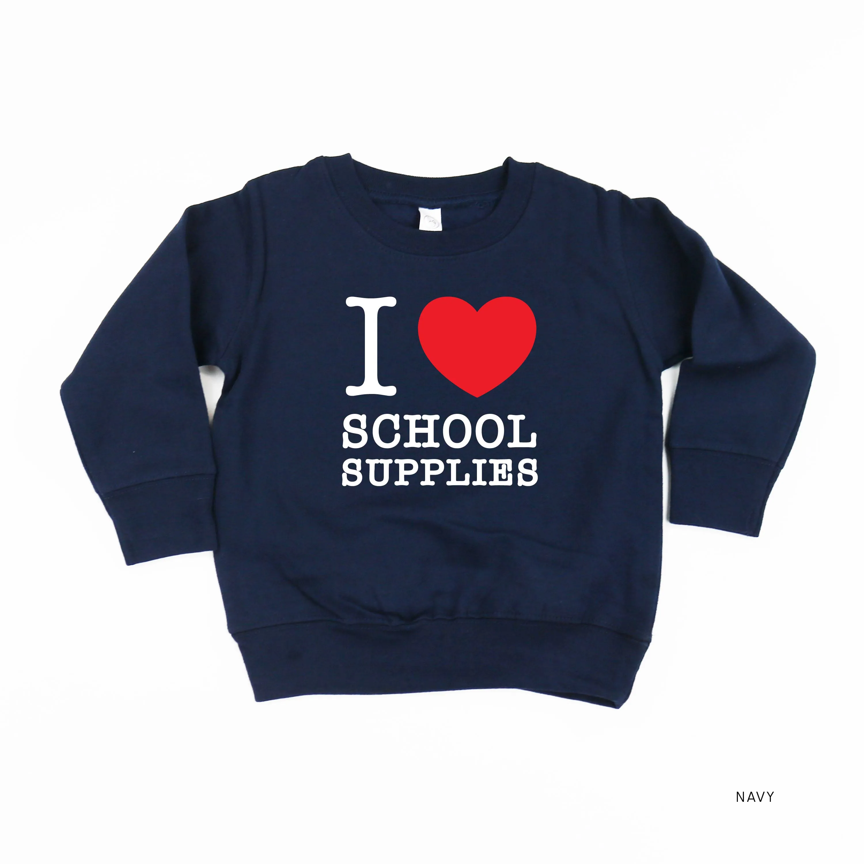 I ♥ School Supplies - Child Sweater