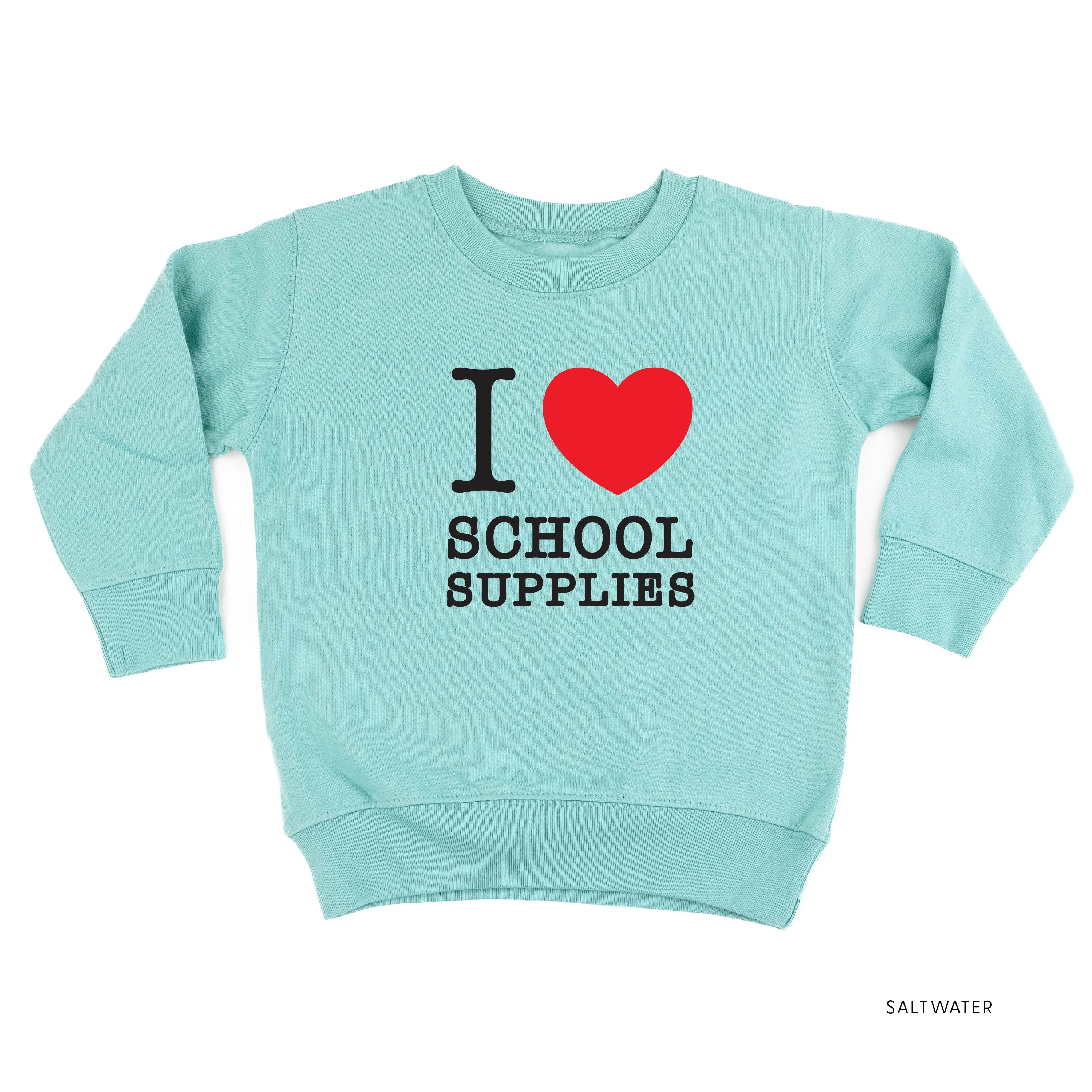 I ♥ School Supplies - Child Sweater