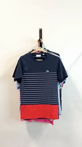 LACOSTE CREW NECK TSHIRTS & POLO T-SHIRTS - 10 PCS (BUNDLE 1)