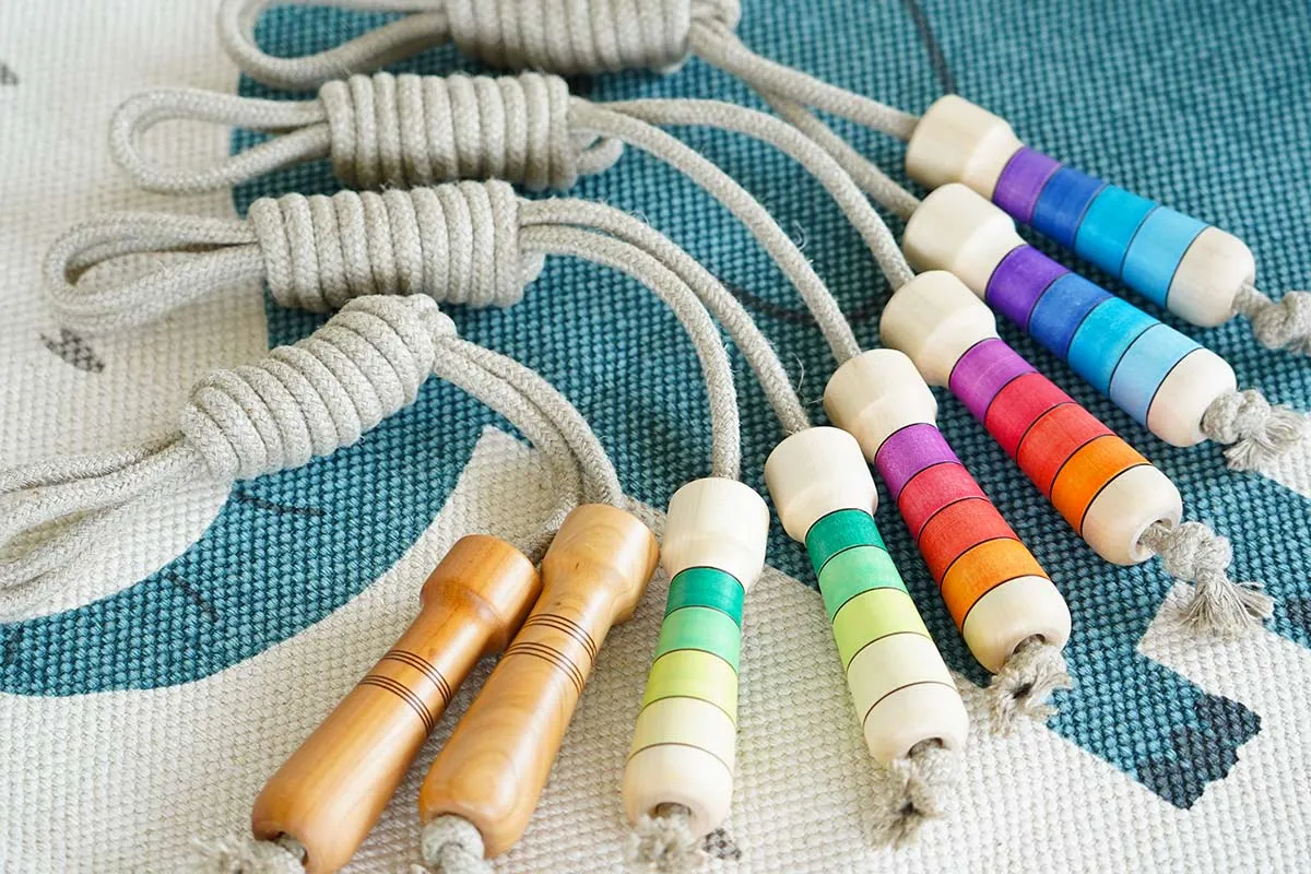 Mader Linen Skipping Rope - Green