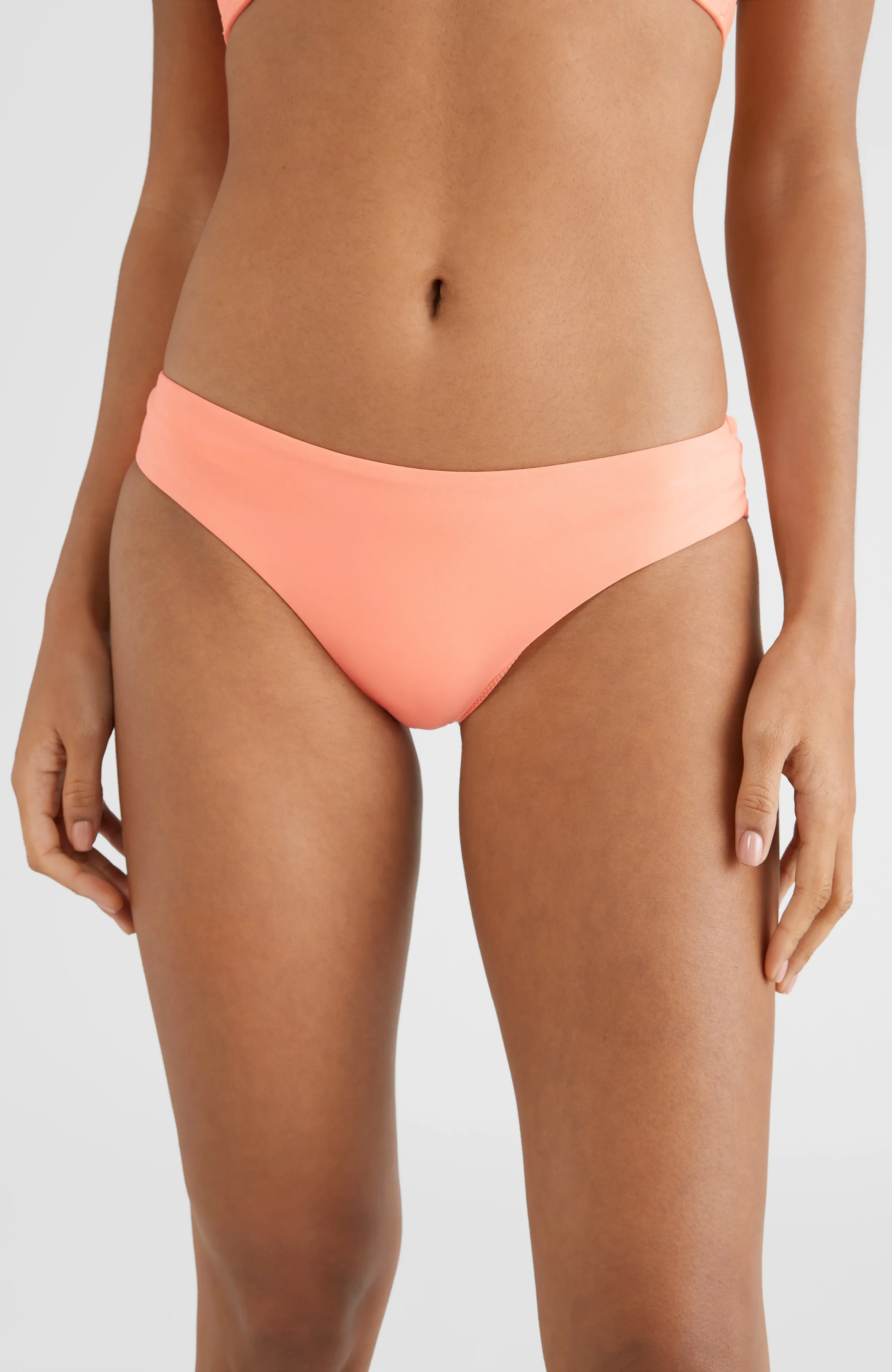 Maoi Bikini Bottoms | Neon Coral