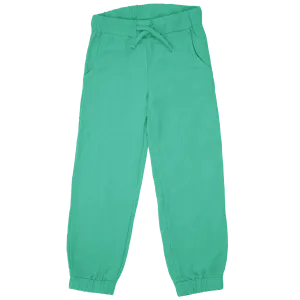 Maxomorra Green Organic Cotton Muslin Trousers