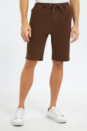 Men Brown Loungewear Short