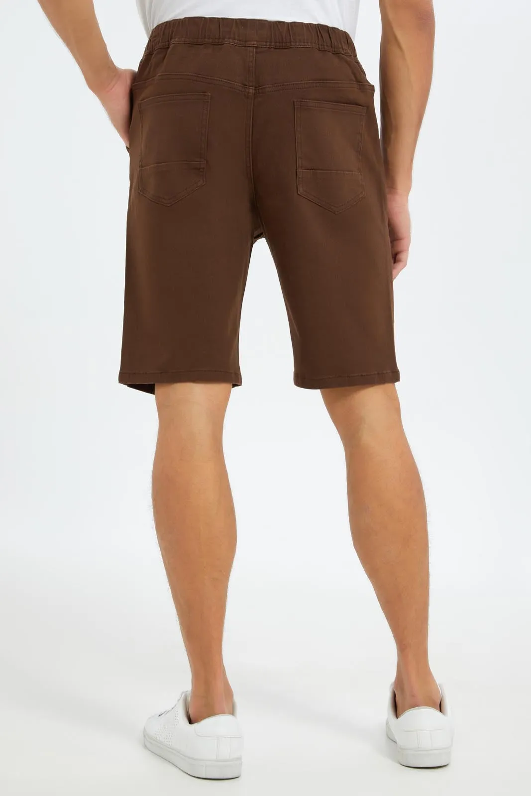 Men Brown Loungewear Short