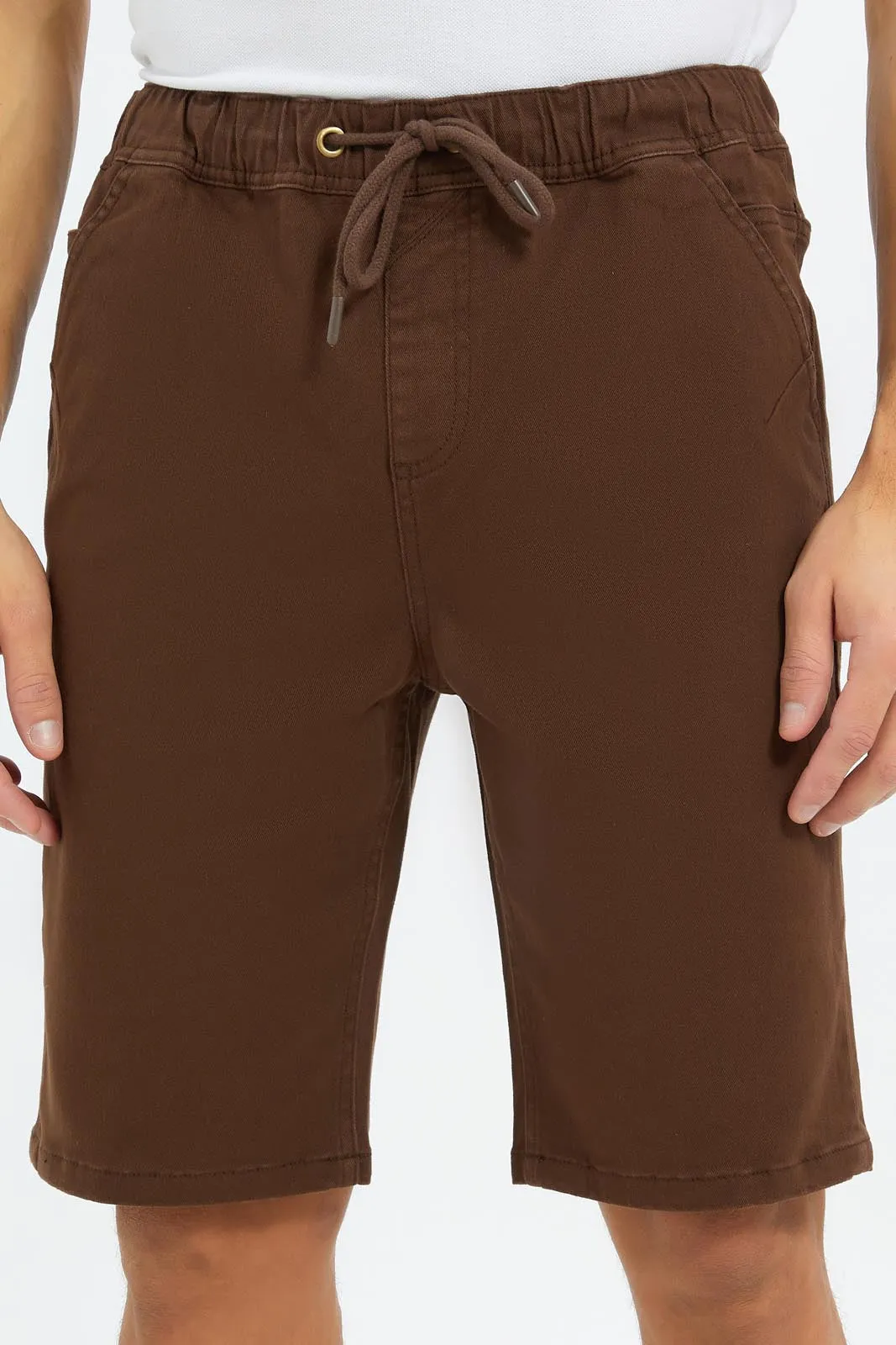 Men Brown Loungewear Short